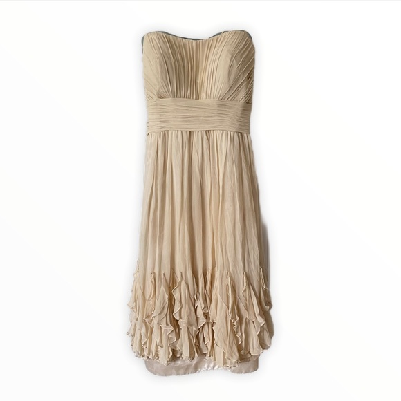 Bonny Champagne Strapless Dress - Formal - Size 10 - Picture 1 of 4